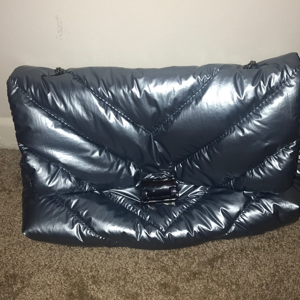 Zara Metallic Bubble Bag